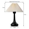 Nordische Plissee-Tischlampe DIY Faltbar USB Kunst Atmosphäre Schlafzimmer Schreibtisch Nachttisch Nachtlicht Heim Dekorieren Tischstehlampe