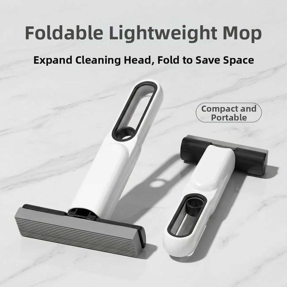 Sponge Absorbent Handheld Mop No-Rinse Sponge Head Mop Easy Clean Lazy Mop  Shower