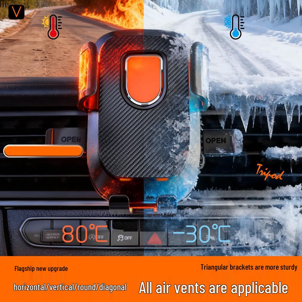 Versatile Car Air Vent Gravity Phone Holder for Navigation