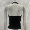 European and American Y2K punk neck hanging, lapel zipper, side decorative short vest