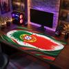Portugal Football Crest Mouse Pad, Extended Non Slip Rubber Desk Mat for Gaming Office Laptop Fan Gift