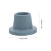 4Pcs Grey Anti-Slip Rubber Leg Tips for Shower Chair Bath Stool Commode Seat Replacement Feet Caps Wear-Resistant Floor