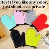 Anti-scald Microwave Gloves High-temperature Resistant Oven Gloves Baking Gloves Silicone Heat-insulating Gloves Baking Utensils