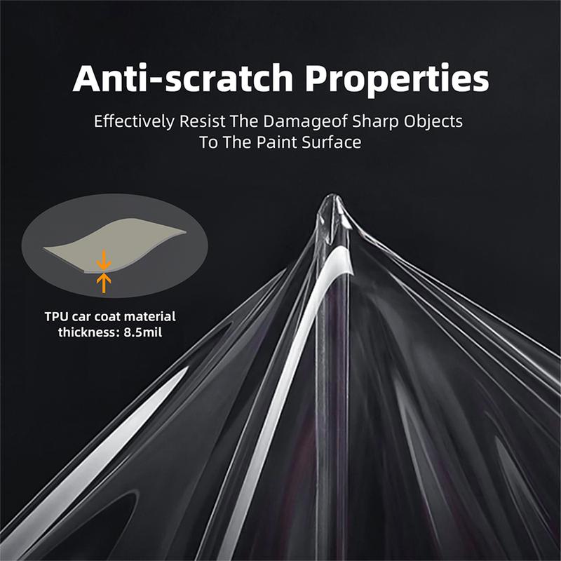 For Ford F-150 Lightning -2025 F150 Smoked Black Clear Car Headlight TPU PPF Kit Gloss Protection Film Sticker Accessories
