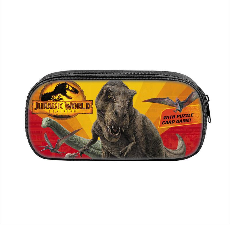 Jurassic World 3 Pencil Case With Nylon Material For Students And Kids