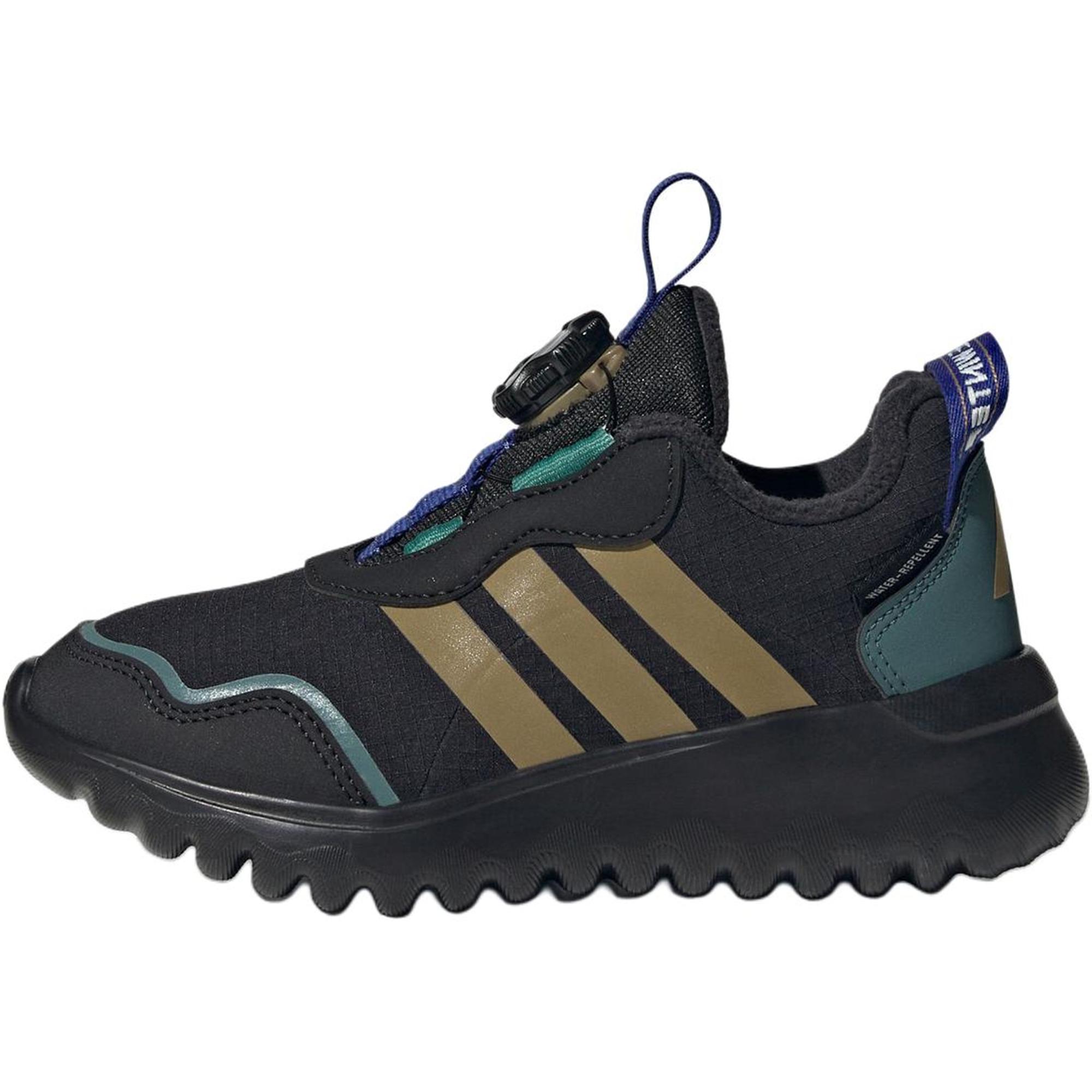 

Adidas Activeflex 4.0 Abrasion Resistant Thermal Low top Running Shoes Black Kids HP3615 33