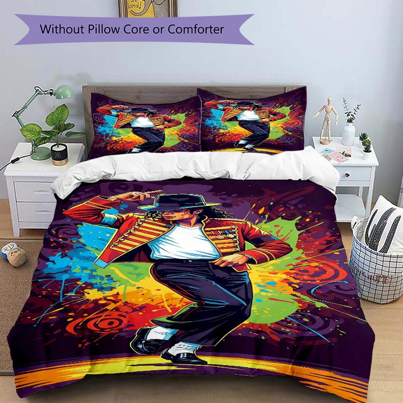 3pcs Jacket Duvet Cover Set, 1 Duvet Cover + 2 Pillowcases (No Insert), High-Definition Print, Home & Dorm Set Yy251208058