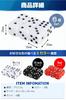 Fogman Big Dice Set 25mm Jumbo Dice for Games Sugo-Roku Lottery 6 Pieces White