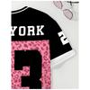 Summer best-selling fashion trend digital 23 printed T-shirt, personalized sportswear for women and children