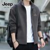 JEEP SPIRIT Men's Winter Thickened Stand-up Collar Fleece Jacket