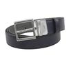 Pristine Belt Logo Buckle Leather Navy Leather Mens Used
