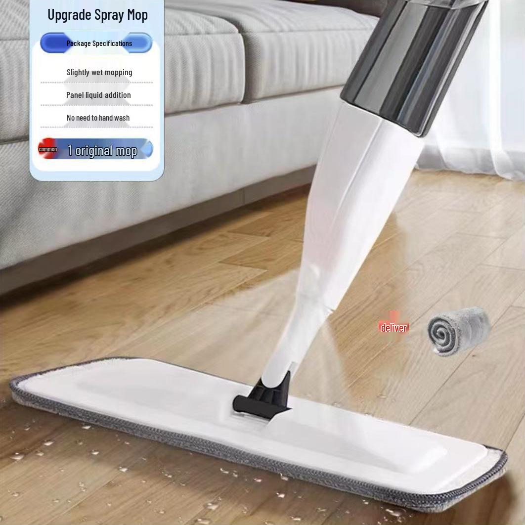 One-Step Dual-Use Spray Mop: Wet & Dry, No-Wring, Easy-Clean for Home