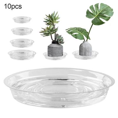 10 set tavă de jardinieră rezistentă la scurgeri, reutilizabilă, fără BPA, promovează creșterea, farfurii pentru ghiveci, instrumente de grădinărit