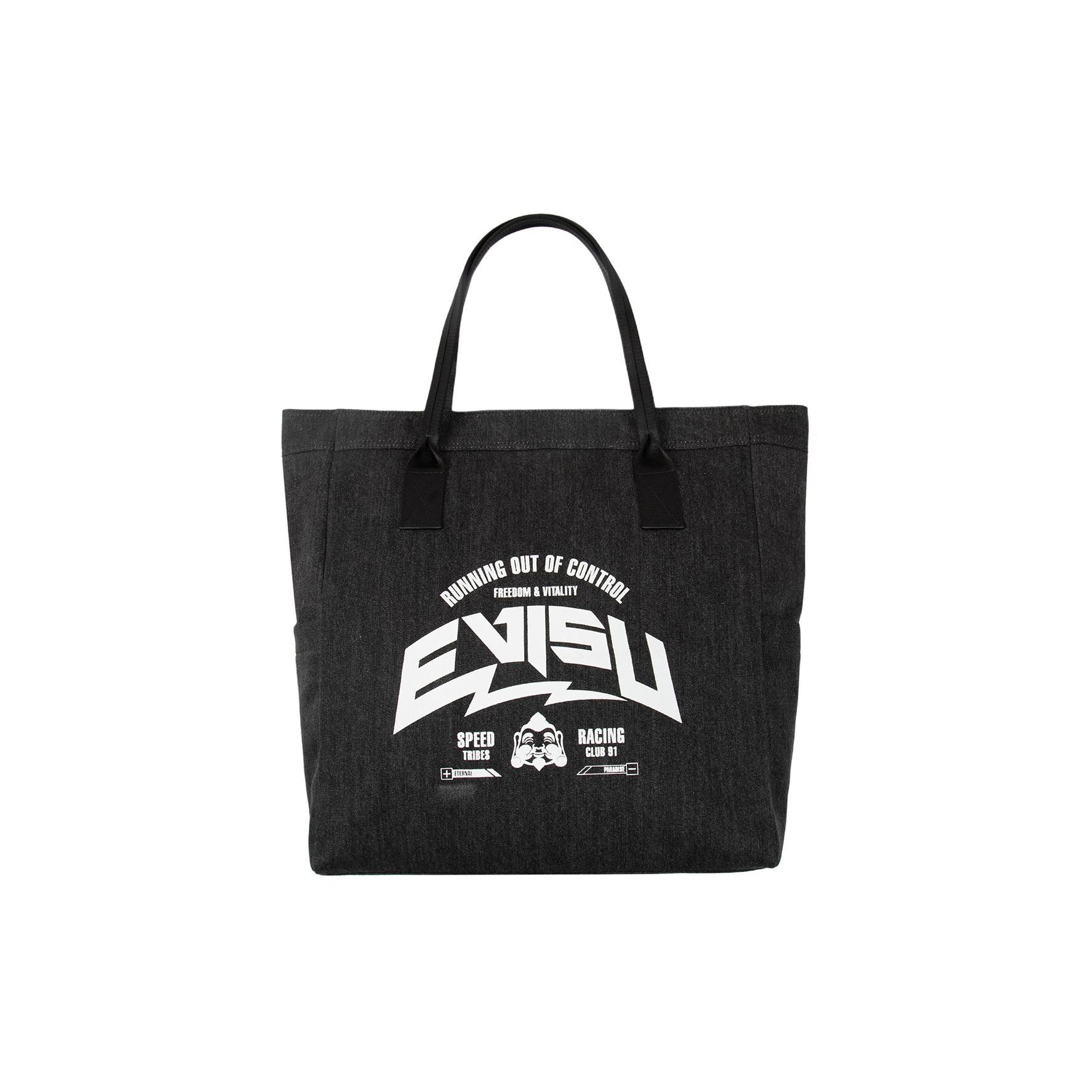 

Новая джинсовая сумка-хобо EVISU через плечо, обычная мужская, черная 2ESHTU3BG852XXCTBKMT 49.0*16.0*41.9CM