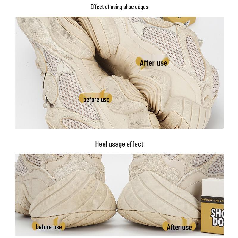 Suede & Nubuck Shoe Cleaner - Waterproof Stain Remover Eraser for White Sneakers