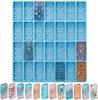 Shiny Dominoes Silicone Epoxy Resin Mould Cake Mold Fondant Molds Cake Decorating Tools Chocolate Fondant Tools Soap Mold Diy
