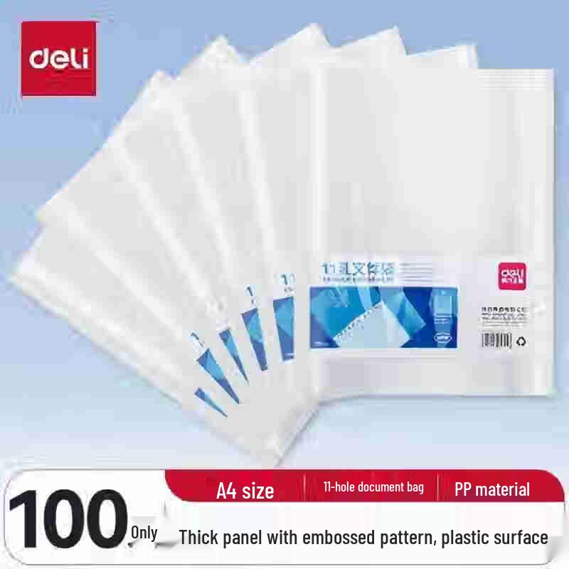 Deli A4 2-Hole Lever Arch File Set