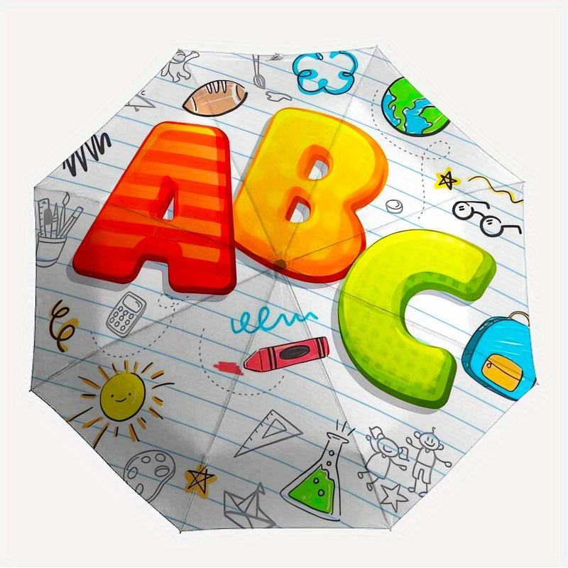 

1pc education, learning Themed High-quality Umbrella,Automatic Opening and Closing Umbrella,Multi-functional Umbrella G0811352