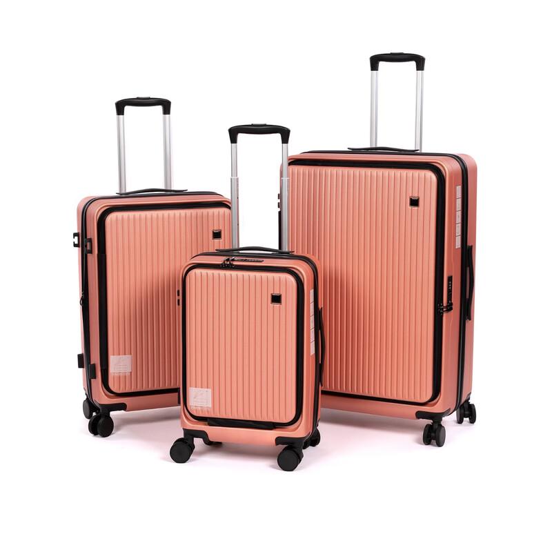 OEING Front-Opening Expandable Luggage Set