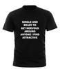 Camiseta de Soltero y Listo para Ponerse Nervioso Alrededor de Quien Encuentro Atractivo Camiseta unisex camiseta Unisex