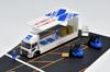 Die LKW-Sammlung LKW-Sammlung Logistikstandort Wing Van Set C Art Umzugszentrum Dioramabedarf