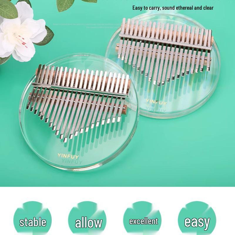 Portable 8-Note Mini Kalimba Thumb Piano for Beginners