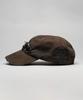 032Ssi (U) Distressed Logo Cap Washed Black