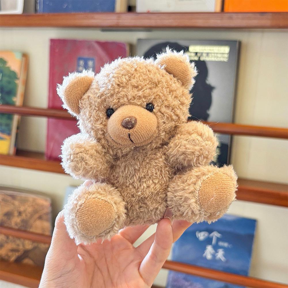 Cute Bear Doll Sweater Bear Keychain Bag Pendant Creative Plush Doll Couple Girlfriend Gift Pendant