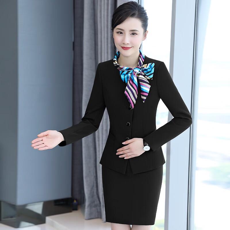 Women's Professional Uniform Suit Set