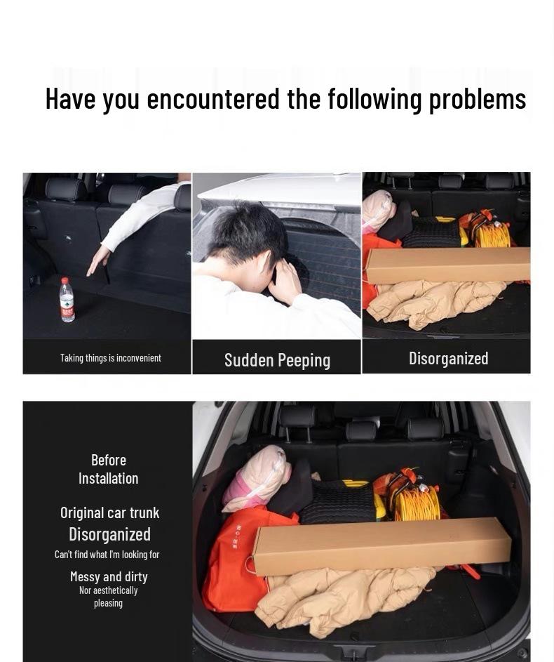 Kofferraumabdeckung/Trennwand für Skoda Yeti 2014-2021