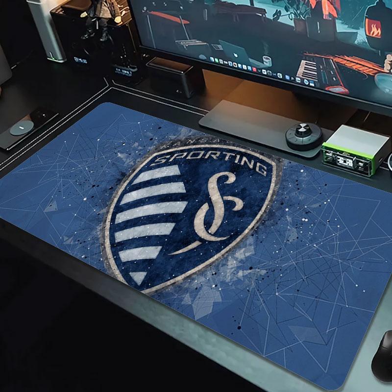 Sporting Kansas City Large Size Mouse Pad Large Gaming Table Cushion Non-slip Laptop Tablet Big Mousepad XXL Mat Mini PC Playmat With Lock edge