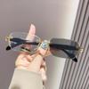 Luxury Diamond Cutting Finished Color Changing Far Sight Sunglasses Vintage Anti Blue Light Prescription Reading Glasses Diopter