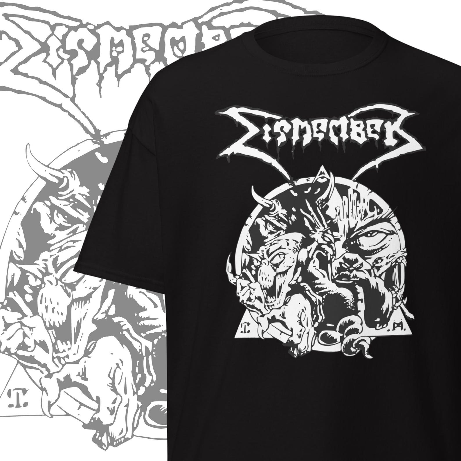Dismember Band T-Shirt Vintage Death Metal Band Merch Metal Clothing for Fans 3XL