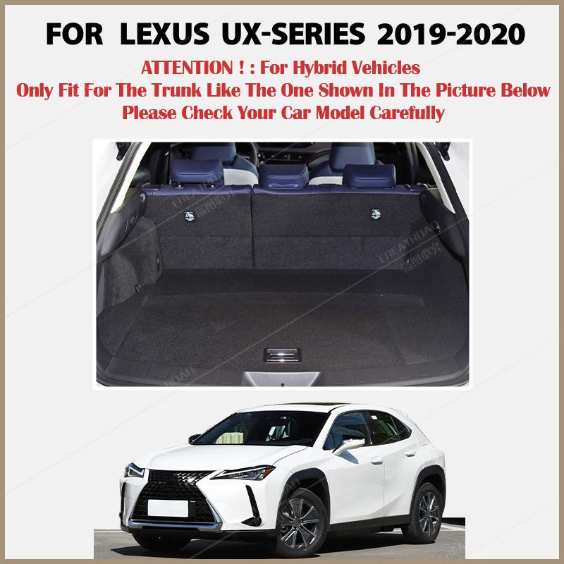 Car Trunk Mat for LEXUS UX UX200 260h Hybrid/Non-oil-electric Hybrid2019 2020Cargo Liner Carpet Interior Parts Accessories Cover