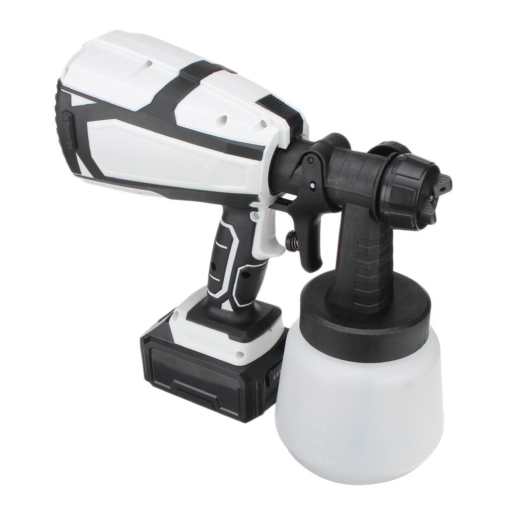 1000ML 21V Electric Cordless Spray Gun High Power Home Electric Paint Sprayer With 3 Nozzle Easy Spraying Perfect for Beginner