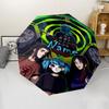 Custom Name Sally Face Theme Automatic Umbrella, Lightweight & Portable, 8 Rib, Perfect for Outdoor Travel, Birthdays, Christmas, Gifts.