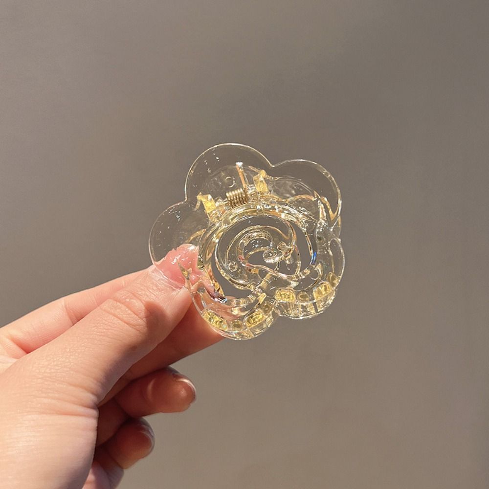 

Non-slip Camellia Flower Butterfly Hair Clip Hair Accessories Shark Clip Bow Flower Hair Clips жёлтый