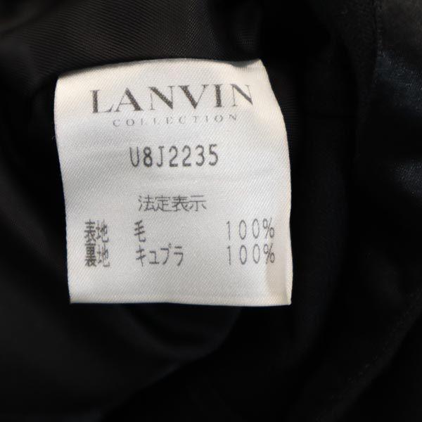 LANVIN Made in Japan wool tailored jacket 36 black Women Used