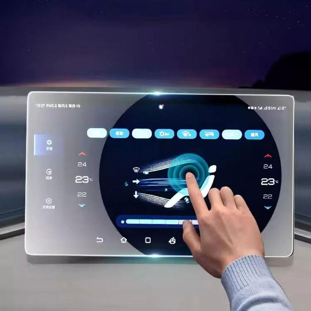 High-definition Tempered Glass Screen Protector Tempered Glass Dashboard Protector  Car Radio