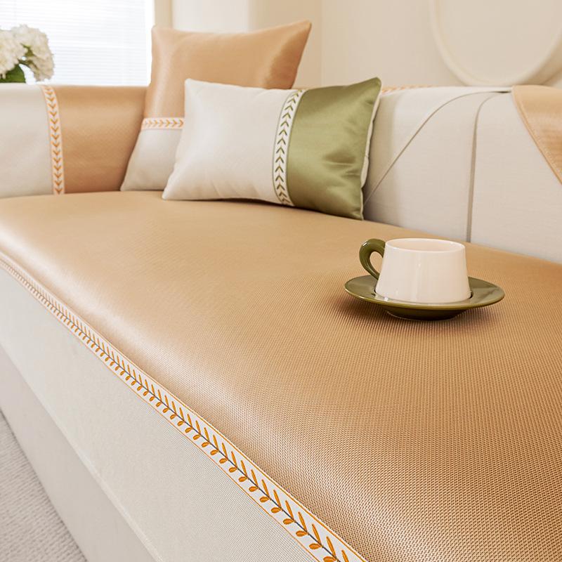 New Summer Ice Silk Sofa Cushion Mat Seat Cushion Non-Slip Sofa Cover Universal Sofa Cover Towel