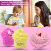 12 Pack Fluffy Butter Slime Kit, With 12 Pack Cute Mini Charms, Cute Slime Party Gift, Super Soft and Non-Sticky, Stress Relief Toy for Girls and Boys