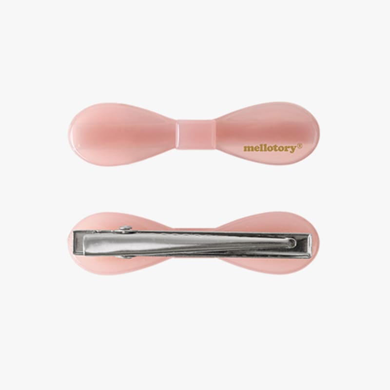 mellotory cellulose ribbon hairpin (light pink)