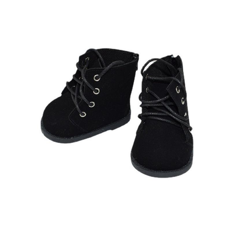 40cm Medium-Size Cotton Doll High-Top Martin Boots for StellaLou Reborn Baby Dolls.