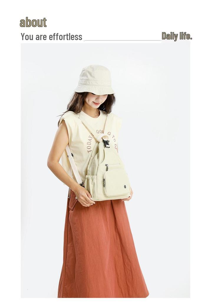 Sac à dos bandoulière multifonctionnel léger pour femmes - Design tendance 2025 pour le sport et le cyclisme