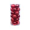 Bauble Christmas Tree Ball Decor Display Home Household Supplies Ornaments Set Xmas 24pcs Fireplace Holiday Plastic