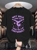 Unisex Crew Neck Tee Gymnastics Cartwheel Funny Slogan Graphic Print Soft Cotton Loose Breathable Short Sleeve Summer Casual Tops