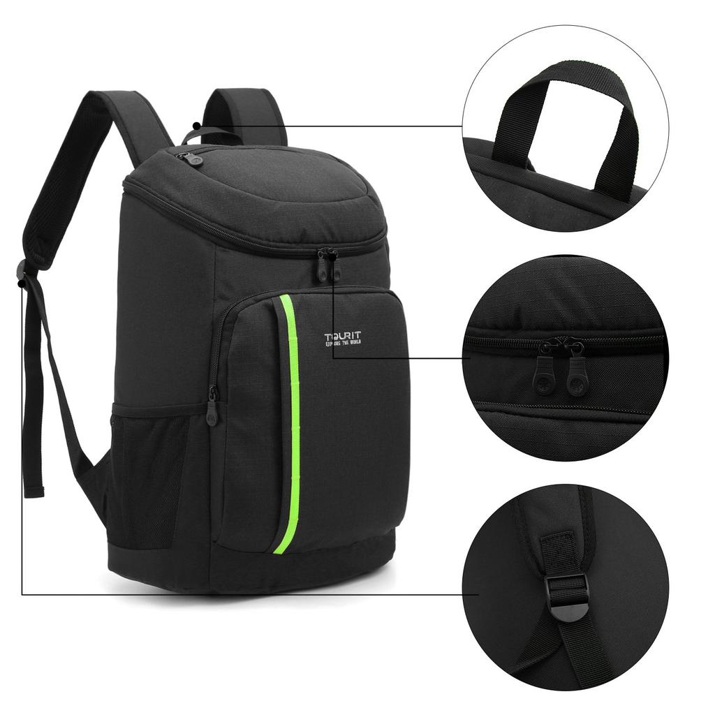 TOURIT Insulated Large Insulated Sports Cooler Cooler Eco Water Multifunctional Rucksack for Outdoors [Tourito] Backpack, Capacity, Bag, Backpack,