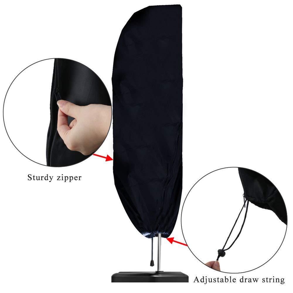 

Waterproof & Dustproof Outdoor Umbrella Cover - 210D Oxford Cloth, Rainproof, Sunshade 1m Pole