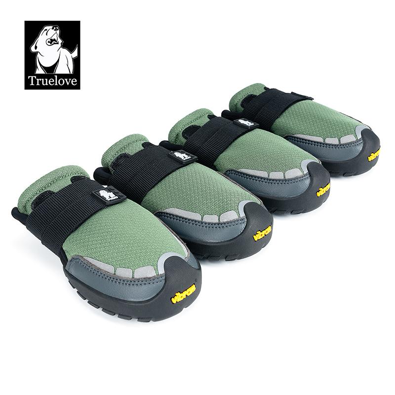 Truelove Pet Shoes Vibram Sole Reflective Durable Anti-slip Soft Mesh Nylon Comfortable Outdoor NEW 2/4pcs Training TLS4862