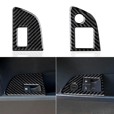 For VW Jetta V Golf V MK5 R32 GTI Plus Variant, Car Trunk Switch Panel Carbon Fiber Interior Sticker Trim Accessories